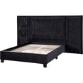 thumbnail image 1 of ACME Damazy Queen Bed in Black Velvet, 1 of 5