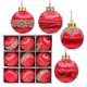 thumbnail image 4 of 9 piezas de bolas de Navidad de espuma de 8 cm de colores para decoración de fiestas de árbol de Navidad, colgantes de esferas navideñas de Año Nuevo, 4 of 4