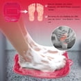 thumbnail image 4 of Almohadilla de masaje para baño de pies con ducha y exfoliante de gran tamaño, ventosa de silicona para baño de pies con masaje, lavabo de plástico grueso para pies, masajeador de baño de, 4 of 5