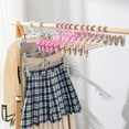 thumbnail image 4 of 5Pcs Clothes Rack Removable Traceless Non-marking Anti-slip Strong Bearing Adjustable Sturdy Construction Multipurpose Smooth Edges Coat Hanger Household Supplies, 4 of 8