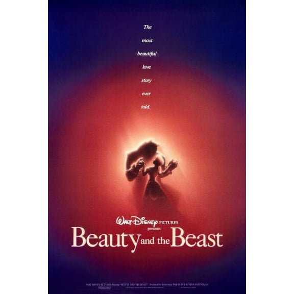Beauty And The Beast Poster 24inx36in Art Poster 24x36 #028093 Square Adults Best Posters