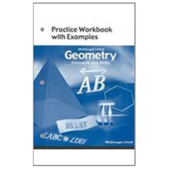 Pre-Owned Geometry: Concepts and Skills: Practice Workbook with Examples (Paperback) 0618140484 9780618140480