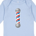 thumbnail image 4 of Inktastic Barber Barberpole Boys or Girls Long Sleeve Baby Bodysuit, 4 of 5