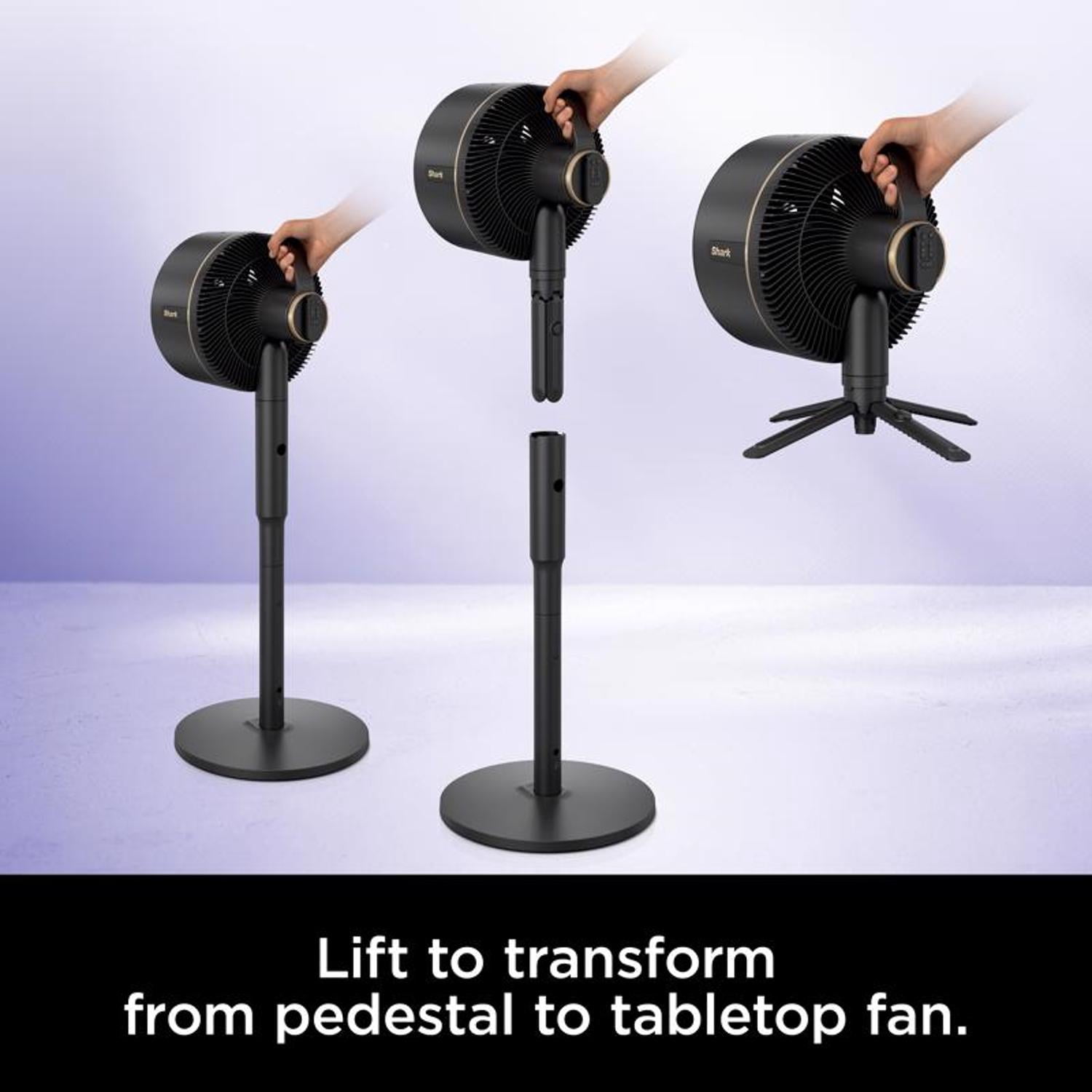 Shark FlexBreeze 37 in. H Oscillating Fan W/InstaCool Mist Attachment Remote Control