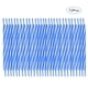 thumbnail image 2 of Paquete de 72 protectores para radios de rueda de motocicleta (azul y blanco), 2 of 13