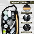 thumbnail image 3 of Neceser PAVILIA Tactical Travel Hygiene para hombre, color negro, 3 of 9