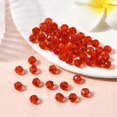 thumbnail image 4 of K9 Glass Imitation Austrian Beads Grade AAA Faceted Round Red 6mm Hole: 0.7~0.9mm DIY, 4 of 5
