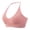 X2-B, variant on Women's Halterneck Sports Bra Backless Deep V Neck Gym Bustier Adjustable Straps Breathable Yoga Top Push Up Comfort Workout Wear,Color: X1-Hot Pink Size: L