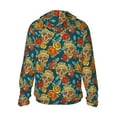 thumbnail image 2 of Picia Skull And Flowers Women's Men's UPF 50+ Sun Protection Hoodie Shirt Long Sleeve SPF Fishing Outdoor UV Hiking Lightweight Shirts-Medium, 2 of 9