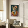 thumbnail image 4 of Hieng Abstract Leopard Canvas Wall Art Aesthetic Vintage Poster Trendy Leopard Poster Animal Portrait Painting Sleep Animal Wall Art Funny Cheetah Canvas Printsch, 4 of 6