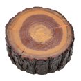 thumbnail image 3 of Falleo Clearance 1PC Wooden Natural Round Ashtray Cigarette Tobacco Smoking Ash Tray Home Office Use (M 11-12cm), 3 of 3