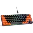 thumbnail image 1 of GEODMAER 65% Gaming Keyboard, Wired Backlit Mini Keyboard, Ultra-Compact Anti-Ghosting No-Conflict 68 Keys Membrane Gaming Wired Keyboard for PC Laptop Windows Gamer, 1 of 8