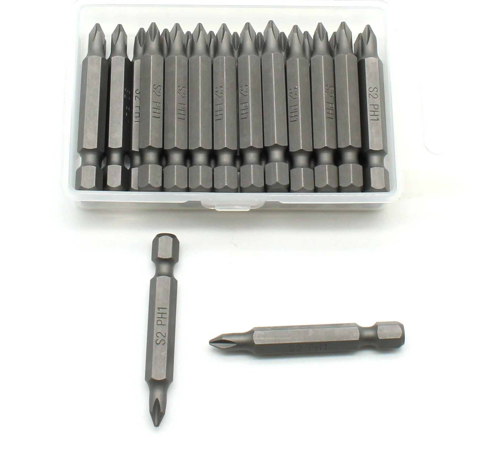 TMAX PH3 Schraubendreher Bits, 50 Stück – Schlagfest, 25 Mm, Sechskantschaft | Aus S2-Stahl
