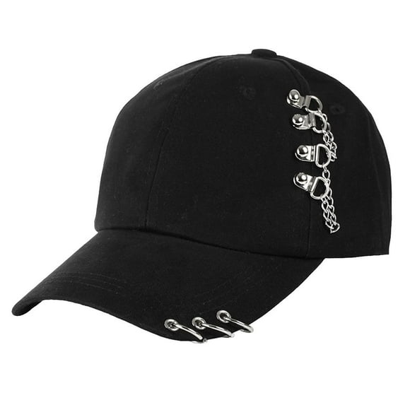 res Hombres Gorra de béisbol de Gorra de verano Negro Hugo Gorra de béisbol del anillo