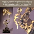 thumbnail image 5 of aves apoxie air dry clay for professionals - self hardening modeling clay, waterproof sculpting clay made for detail - no cracking modeling clay - 2 part epoxy clay for sculpting, white (1 lb), 5 of 7