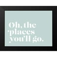 thumbnail image 2 of Urban Road 24x19 Black Modern Framed Museum Art Print Titled - Oh the Places Poster, 2 of 5