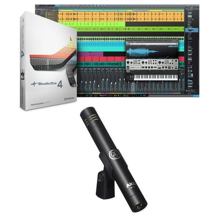 Presonus Studio One 4 Professional MIDI Recording DAW Full Software + AKG