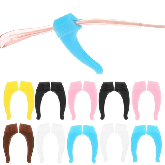 Raindrops Non- Silicone Ear Grips for Glasses, Assorted Colors, Comfortable and Eyewear Accessories