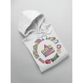 thumbnail image 3 of 90's Objects Hoodie Women -Image by Shutterstock, Female XX-Large, 3 of 4