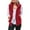 Red, variant on Odeerbi Womens Soft Fleece Vest Sleeveless Winter Coat Fall Warm Zip Up Jackets Outerwear With Pockets Green