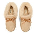 thumbnail image 5 of Fireside by Dearfoams Women's Gladstone Genuine Shearling Moccasin with Stitching, 5 of 8