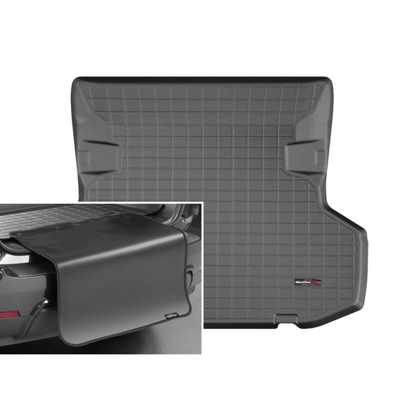 WeatherTech Cargo Trunk Liner with Bumper Protector compatible with 2020-2025 Subaru Legacy - Trunk With Bumper Protector, Black