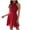 Red, variant on Hvot&aat Sequin Halter Prom Dress for Women Patchwork Sleeveless A-Line Flowy Dress Party Night Elegant Wedding Bridesmaid Dress