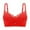 Red, variant on Juslio Bras for Women Athletic Lace Wirefree Solid Push Up Bras for Women