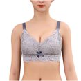 thumbnail image 4 of Timegard Lace Bras for Women Breathable Wirefree Adjustable Strap Full Support Comfort Everyday Bras, 4 of 7