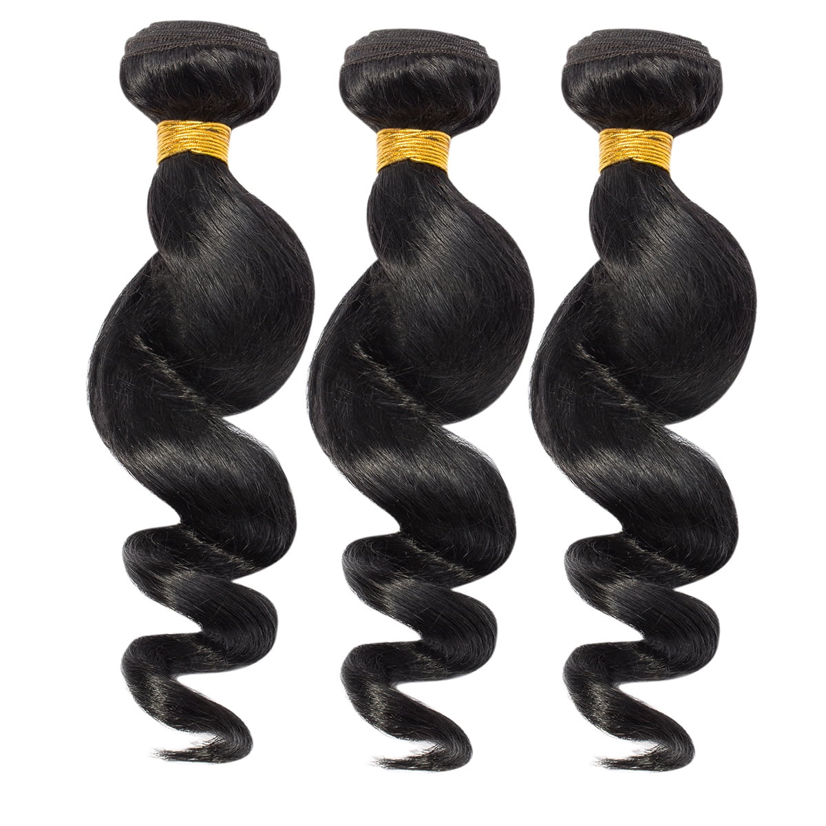SEGO Brazilian Straight Human Hair 1 Bundles Straight Loose Wave 100% Unprocessed Virgin Hair Kinky Curly Hair Extensions Natural Black