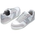 thumbnail image 3 of Alpine Swiss Liam Mens Fashion Sneakers Suede Trim Low Top Lace Up Tennis Shoes, 3 of 7