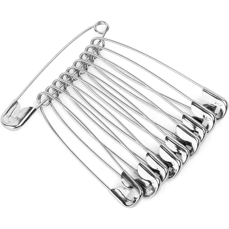 Mr. Pen- Safety Pins, 2.1 inch, Pack of 200, Large Safety Pins, Safety Pin,  Silver Safety Pins, Heavy Duty Safety Pins, Safety Pins 2 inch, SaftyPins