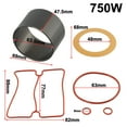 thumbnail image 4 of Vacuum Pump Oil-Free Mute Air Compressor Cylinder Sleeve Piston Cylinder Ring for 750W, 4 of 9