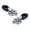 Straight bend full c, variant on 2Pcs Kitchen Cupboard Glass Door Hinge Clip Wine Cabinet Doors Damping Hinge Hardware Smooth Motion Buffer Enduring