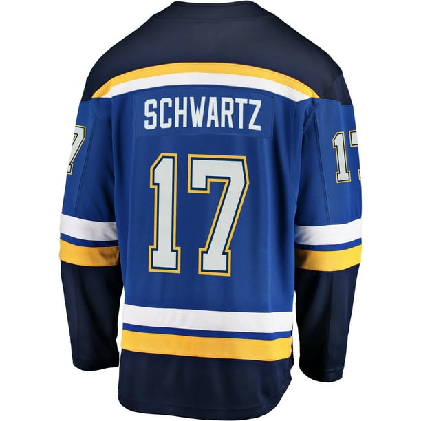 Jaden Schwartz St. Louis Blues NHL Fanatics Breakaway Home Jersey Large