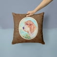 thumbnail image 2 of Carolines Treasures 7229PW1414 Petit Basset Griffon Vendeen PBGV Fabric Decorative Pillow  14Hx14W multicolor, 2 of 4