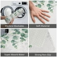 thumbnail image 4 of Green Bathroom Rug Green Bath Mat Leaf Bathroom Rug Leaf Bath Mat Tropical Bath Mat Tropical Bathroom Rugs 16" X 24", 4 of 8