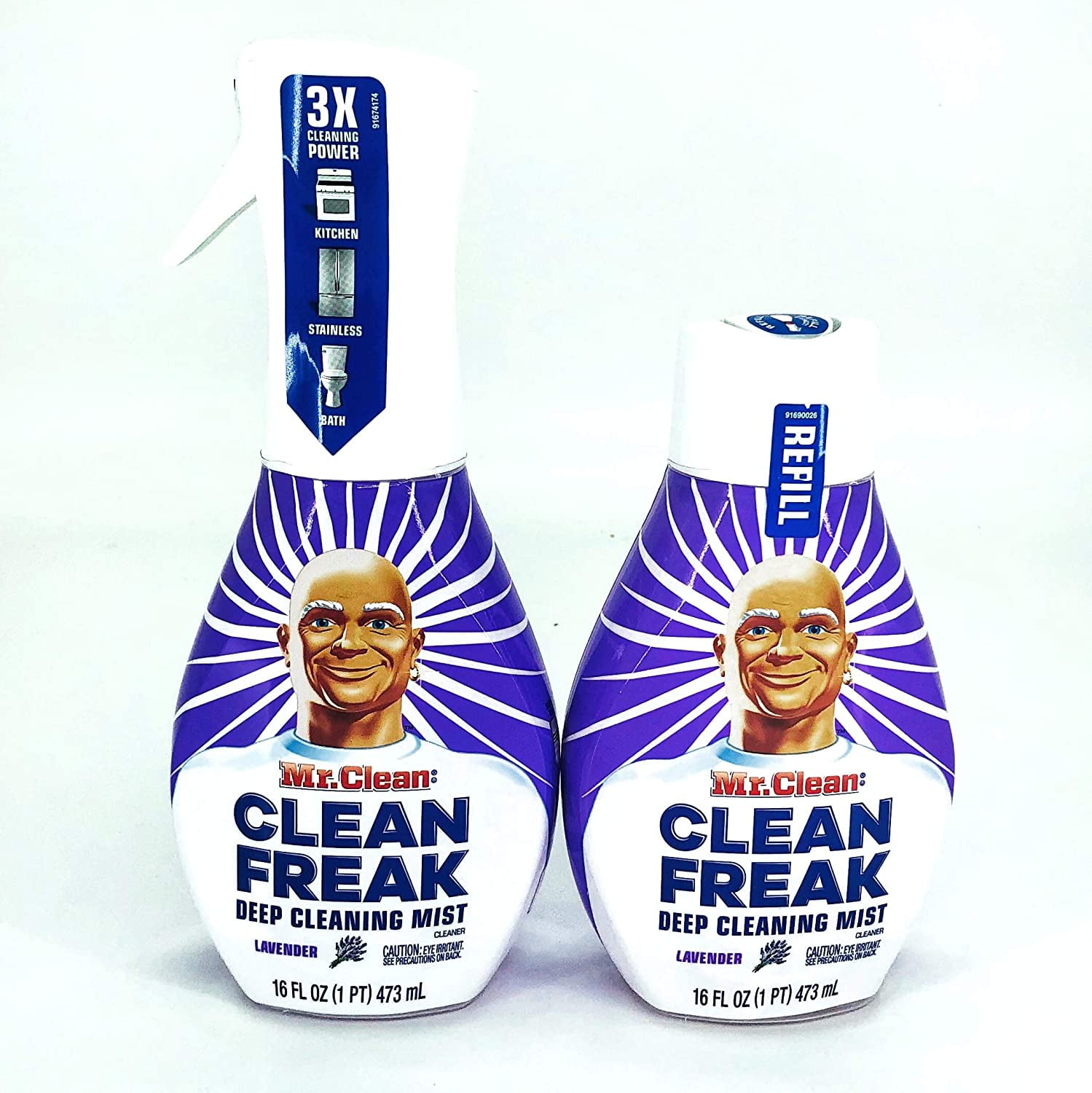 Mr. Clean Freak Deep Cleaning Mist MultiSurface Spray Lavender Bundle