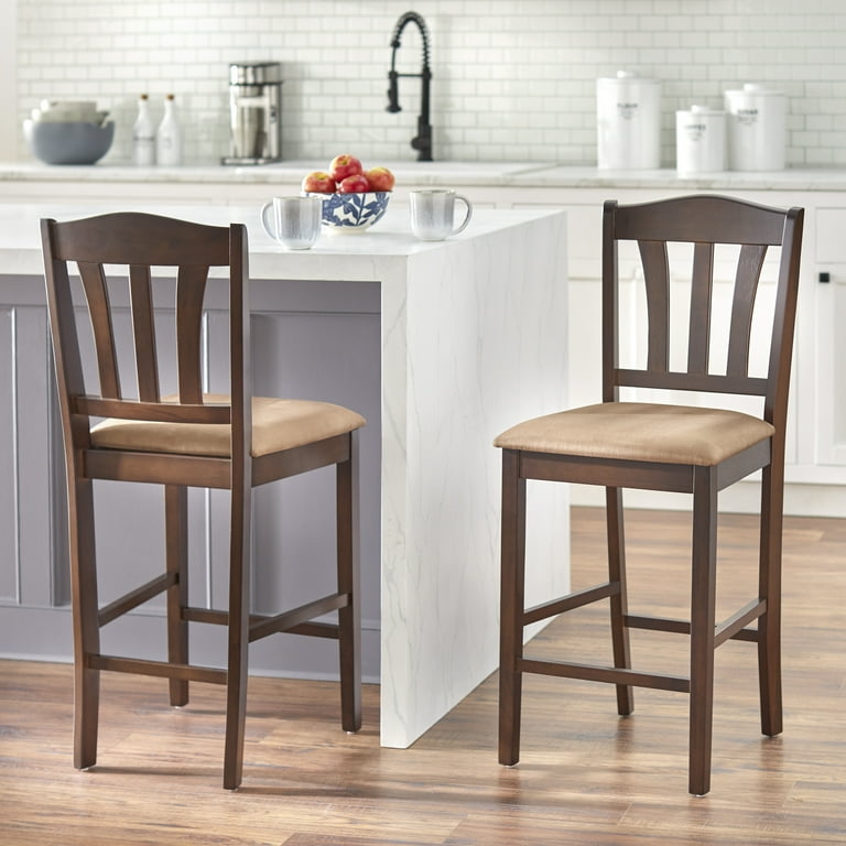 Metropolitan Stool 24 inch Set of 2 Espresso Brown