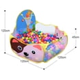 thumbnail image 3 of Baby Ball Pool Baby Play Tent Portable Baby Ball Ocean Pool and Basketball Hoop Animal Theme, 3 of 7
