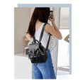 thumbnail image 5 of Mochilas Para Mujer Casual De Cuero Pu Antirrobo Suave Pu, 5 of 5