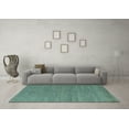 thumbnail image 3 of Ahgly Company Indoor Rectangle Abstract Light Blue Modern Area Rugs, 8' x 12', 3 of 4