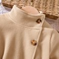 thumbnail image 4 of Vedolay Toddler Jacket Hooded Kids Warm Windproof Toddler Coat Beige,130, 4 of 5