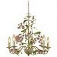 thumbnail image 2 of AFLighting Elements 5-Light Country Chandelier Antique Cream Hardwired Chandeliers, 2 of 6