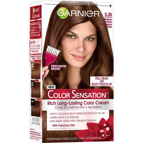 Garnier Color Sensation Hair Color Cream,  Medium Golden Mahogany, 1  kit 
