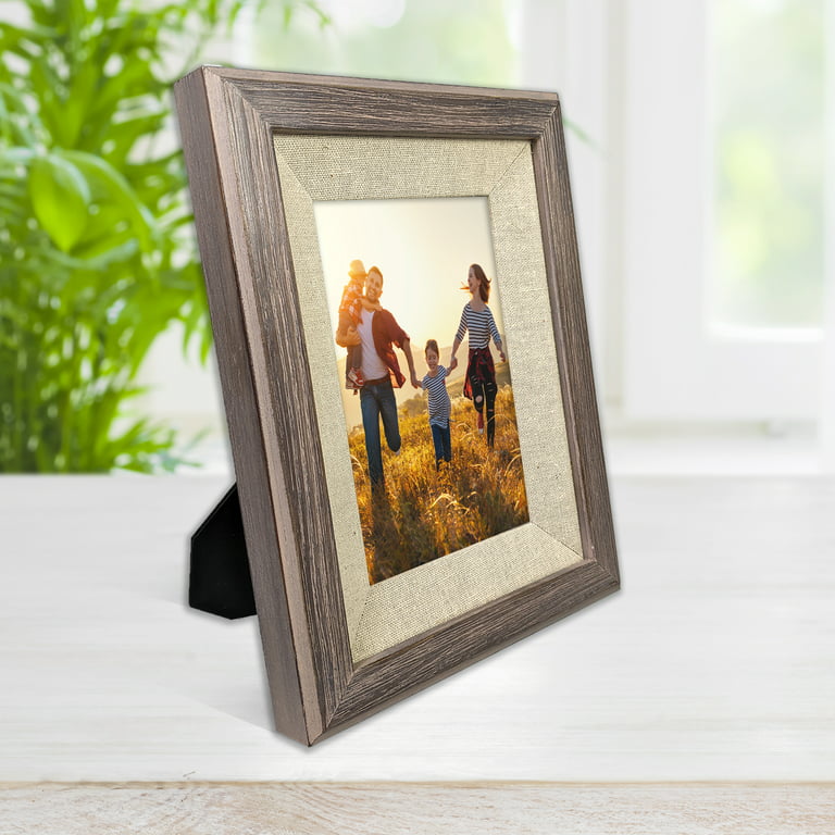  POILKMNI 4 Folding 4x6 Inch Hinged Picture Frame, High  Definition Natural Wood Picture Frame, Rustic Desktop Acrylic Frame Family  Photo Collage for Birthday Thanksgiving Christmas Gifts