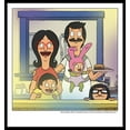 thumbnail image 2 of Men's Bob's Burgers Belcher Family Polaroid Photo  Graphic Tee Black 3X Large, 2 of 5