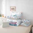 thumbnail image 6 of Erosebridal Sea Animal Turtle 7pcs Bedding Comforter Set,Ocean Coral Starfish Queen Bedding Sets For Boys Girls,Reversible, 6 of 7
