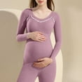 thumbnail image 4 of hengsof Women's Maternity Long Sleeve Tops Tummy Control Casual Wear Suitable for Daily Wear for Pregnant Women, 4 of 7