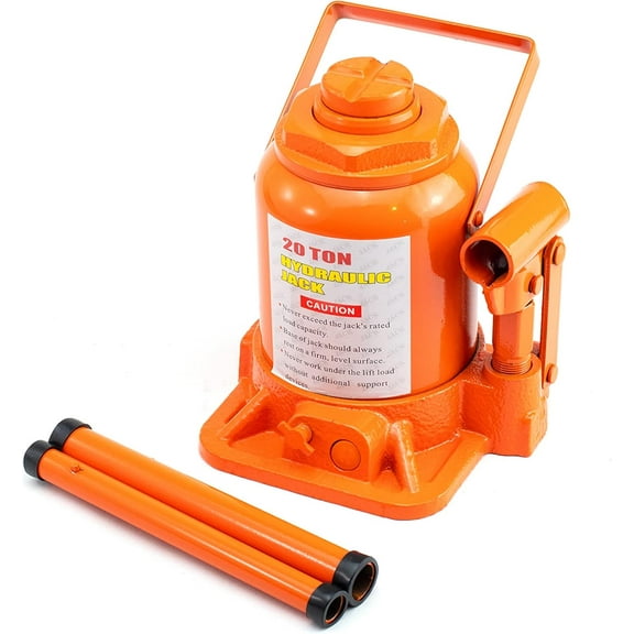 VCT 20 TON Low Profile Bottle Jack Shop Automotive Garage Lift Hoist Tools Jacks